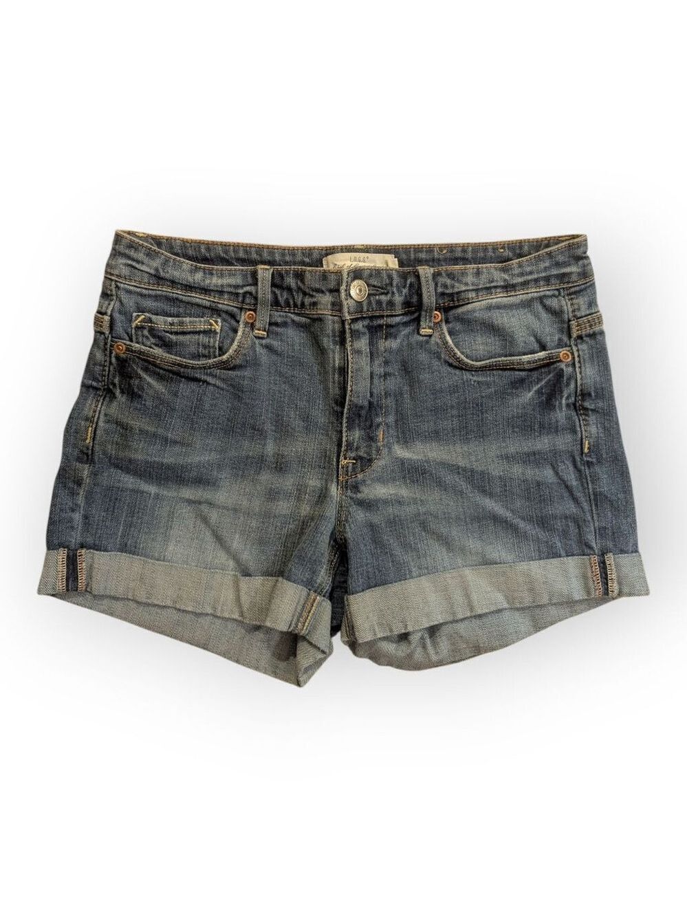 H&M LOGG Blue Denim Jean Shorts Size 27